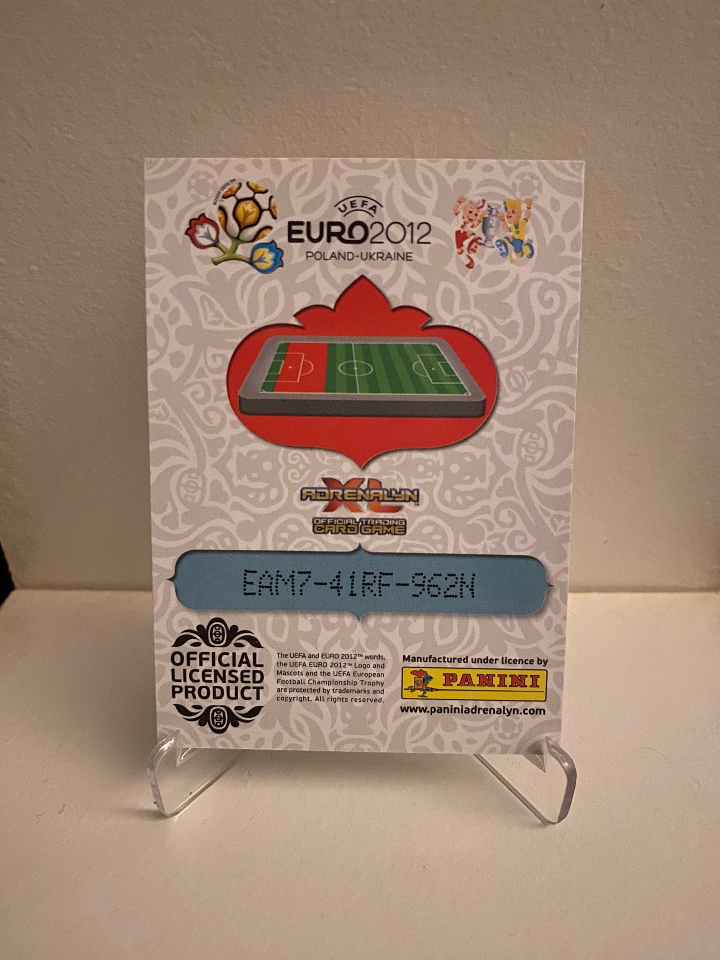 Fodbold kort Panini Adrenalyn XL UEFA EURO 2012 - Frankrig Gael Clichy - Pokedexet