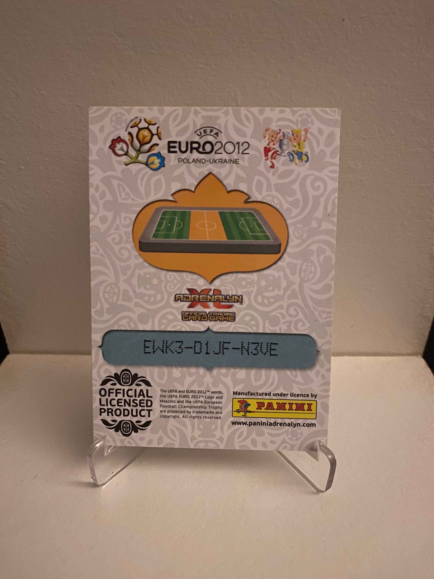 Fodbold kort Panini Adrenalyn XL UEFA EURO 2012 - Holland Eljero Elia - Pokedexet