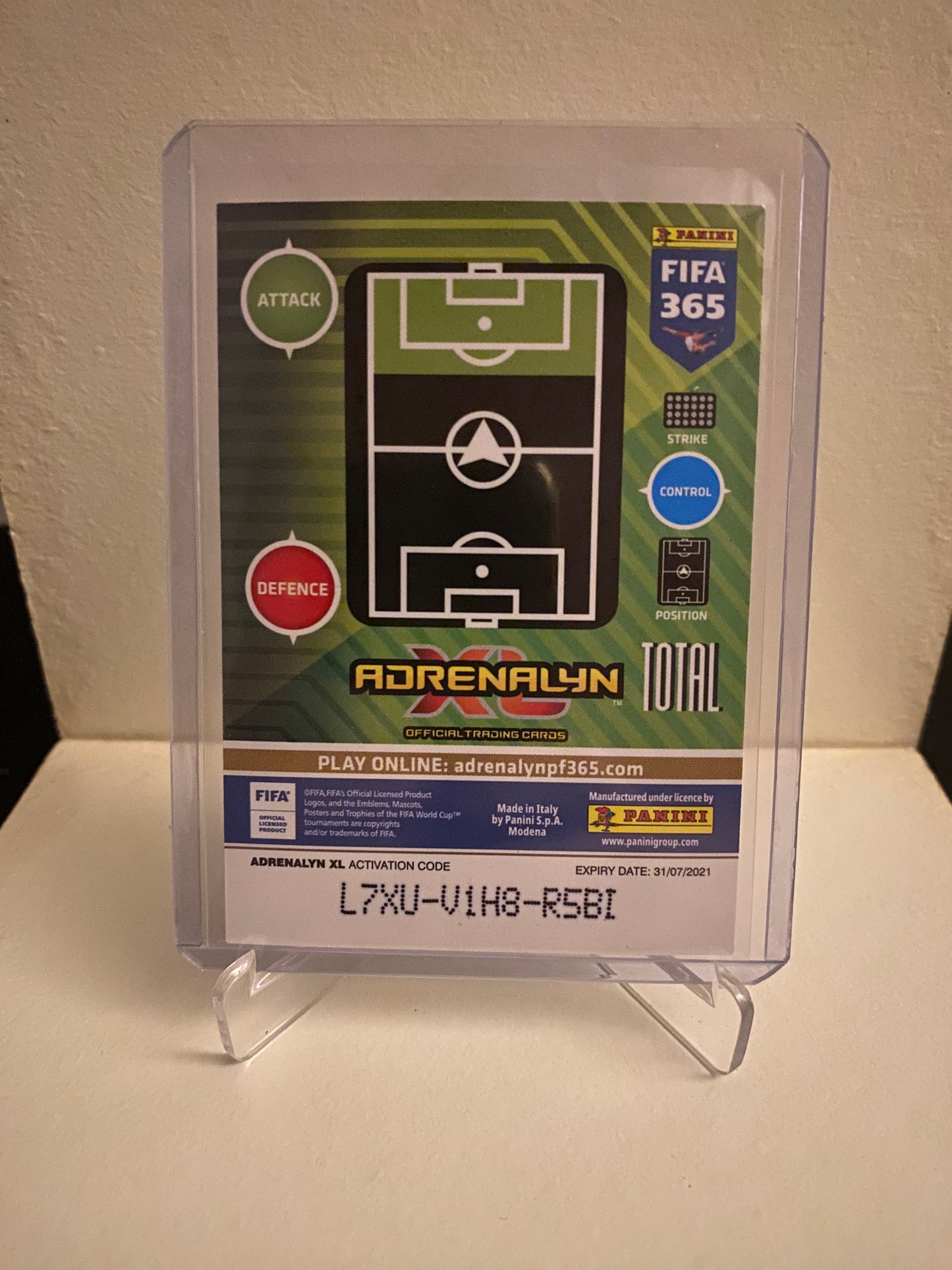 Fodbold kort Panini Adrenalyn XL FIFA 365 2021 - Juventus Paulo Dybala Holofoil - Pokedexet
