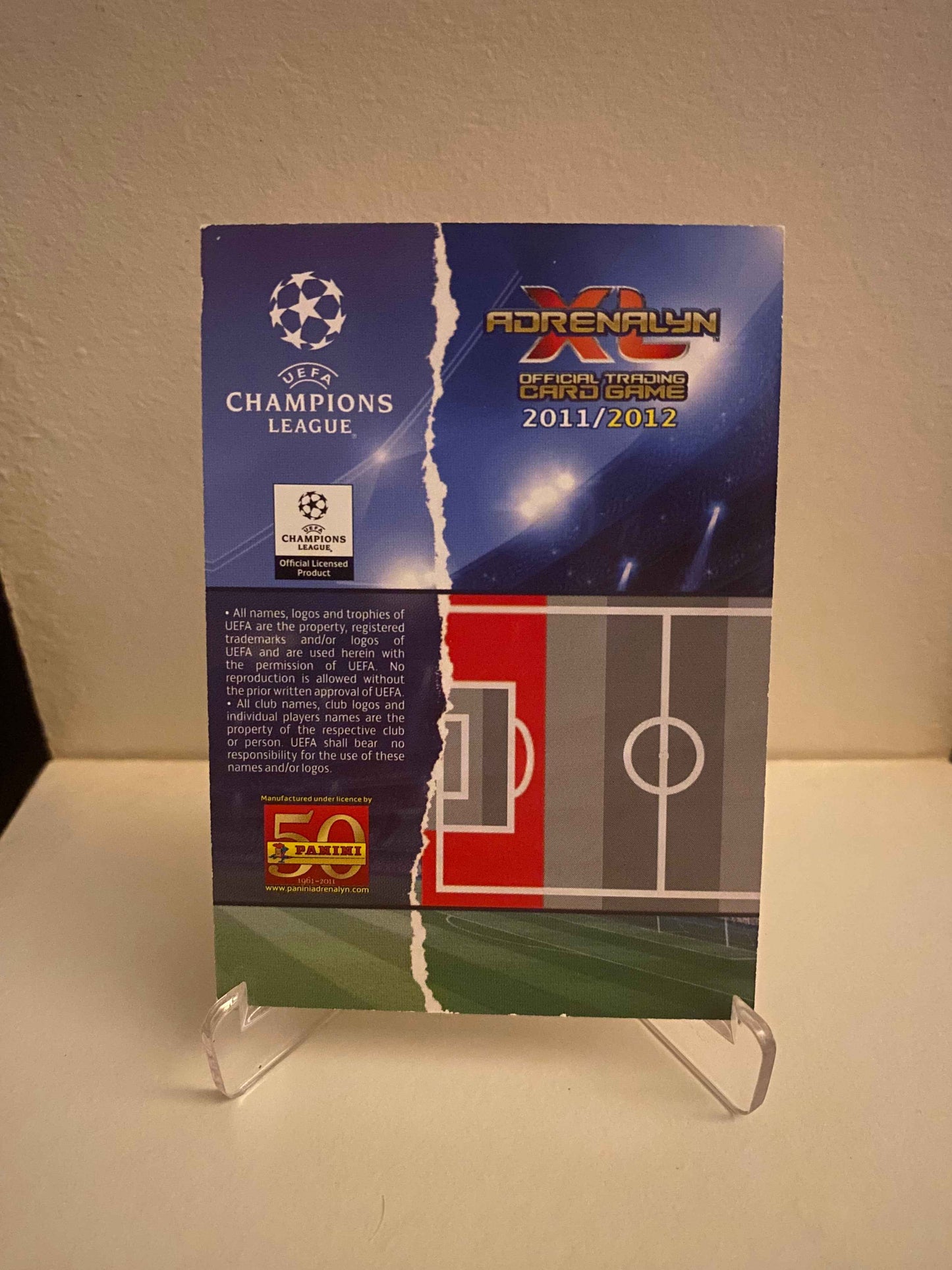 Fodbold kort Panini Adrenalyn XL UEFA Champions League 2011/2012 - Olympiakos Vassilis Torosidis - Pokedexet