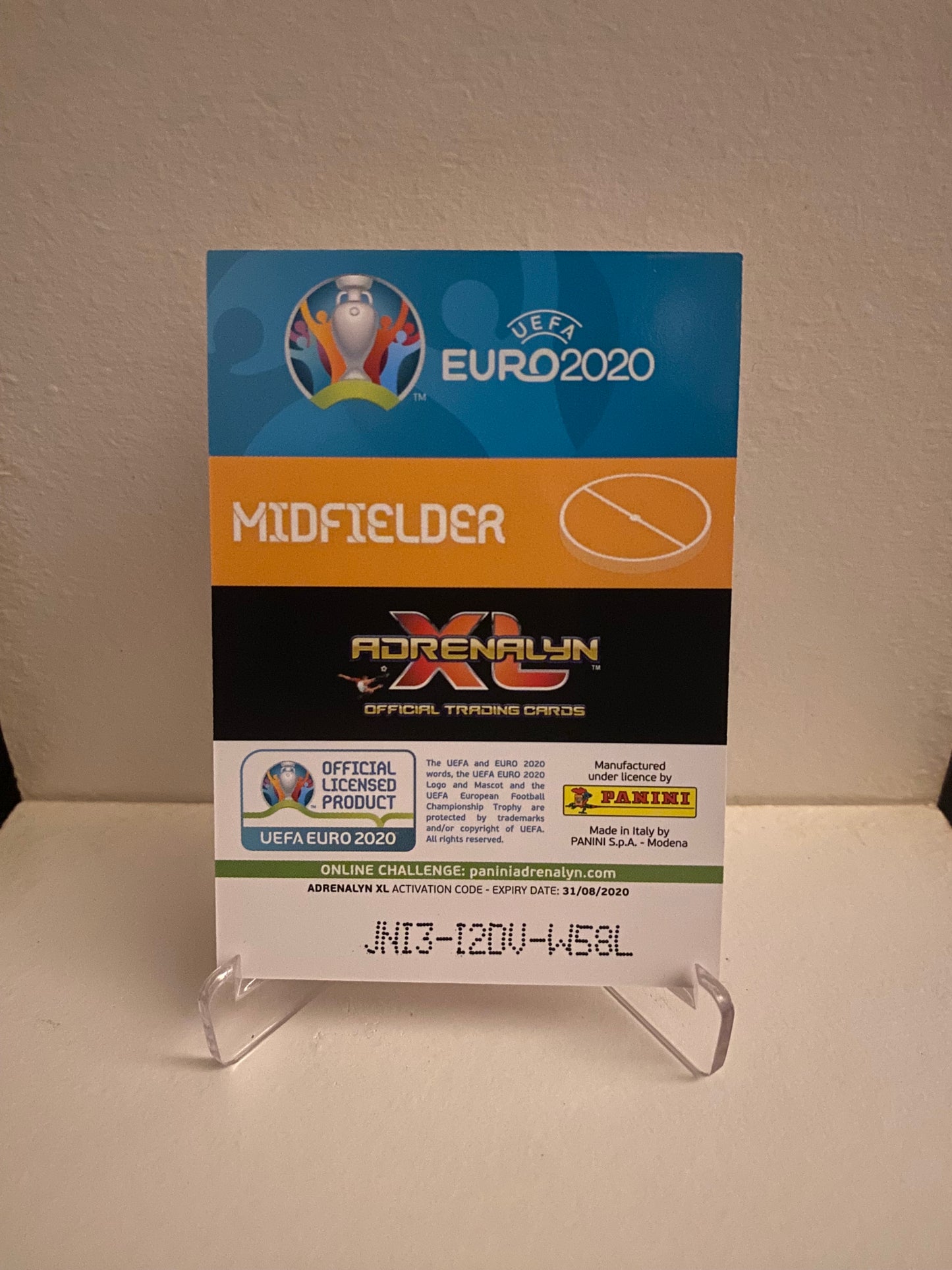 Fodbold kort Panini Adrenalyn XL UEFA EURO 2020 - Tjekkiet Lukas Masopust - Pokedexet