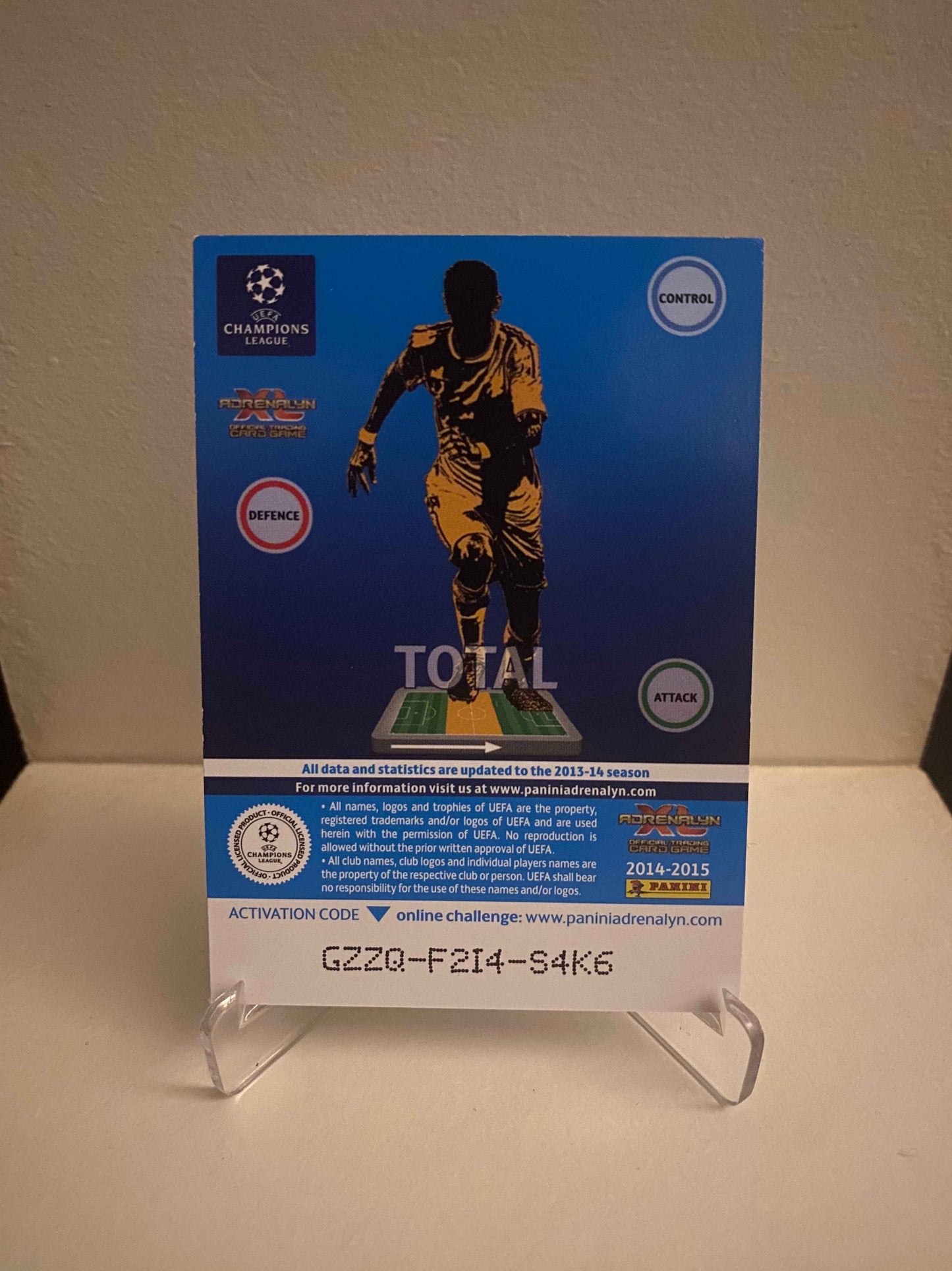 Fodbold kort Panini Adrenalyn XL UEFA Champions League 2014/2015 - Schalke 04 Roman Neustadter - Pokedexet