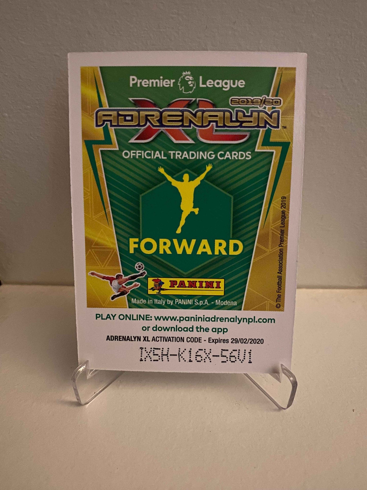 Fodbold kort Panini Adrenalyn XL Premier League 2019/2020 - Leicester City Kelechi Iheanacho - Pokedexet