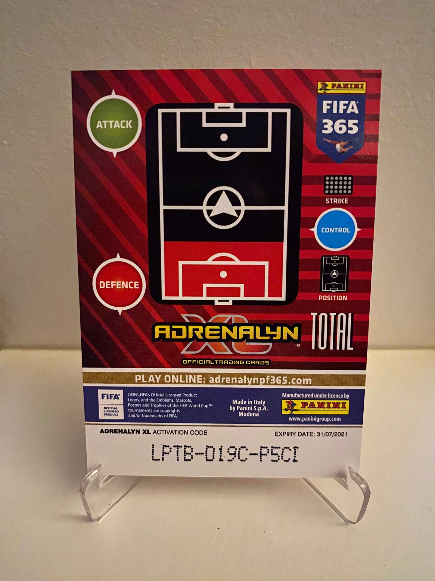 Fodbold kort Panini Adrenalyn FIFA 365 2020/2021 - Ajax Amsterdam Lisandro Martinez 120 - Pokedexet