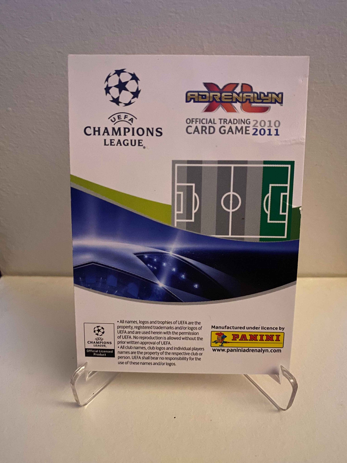 Fodbold kort Panini Adrenalyn XL UEFA Champions League 2010-2011 - Arsenal FC Robin Van Persie - Pokedexet
