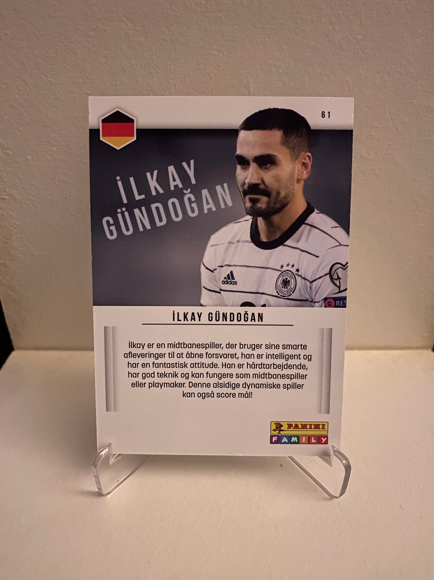 Fodbold kort Panini Family EURO 2020 - Tyskland Ilkay Gundogan - Pokedexet