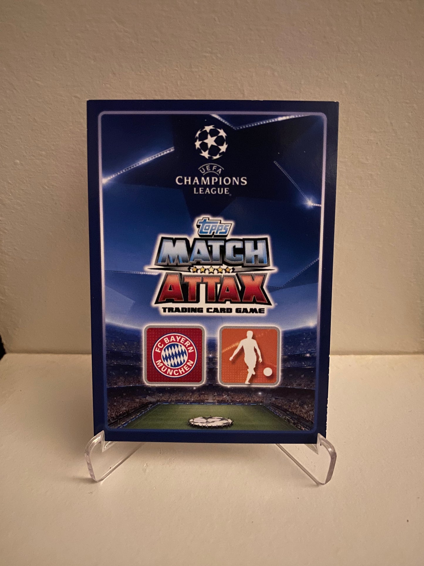 Fodbold kort Topps Match Attax UEFA Champions League 2015/2016 - Bayern München Mario Gotze - Pokedexet