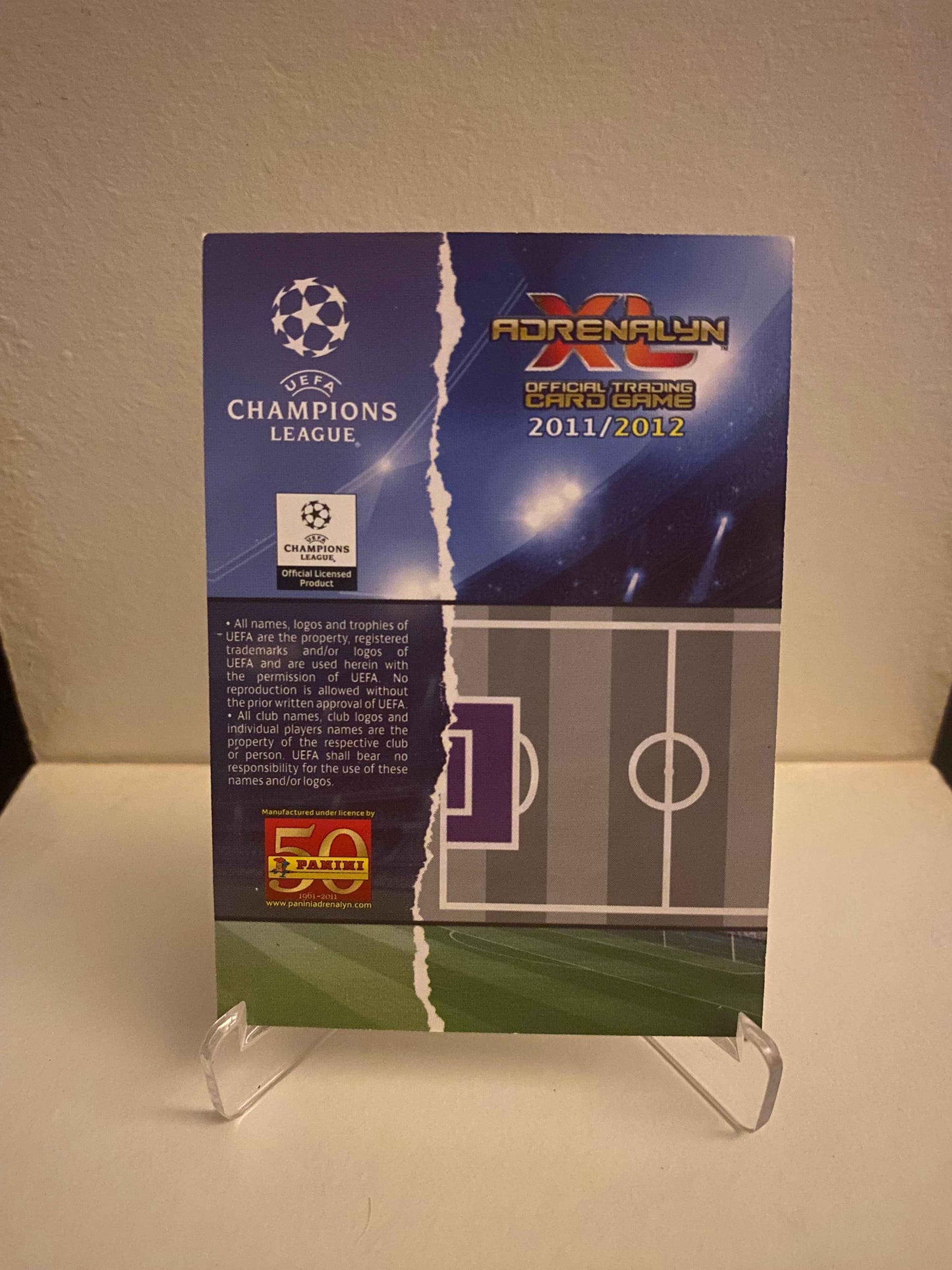 Fodbold kort Panini Adrenalyn XL UEFA Champions League 2011/2012 - Ajax Kenneth Vermeer - Pokedexet