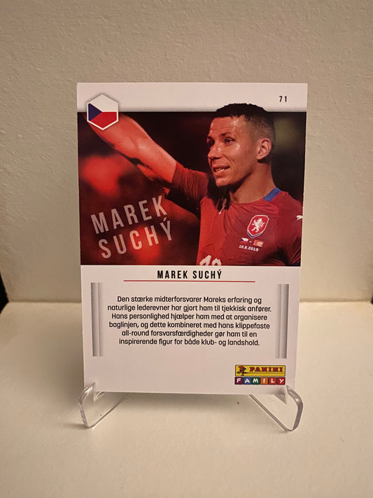 Fodbold kort Panini Family EURO 2020 - Tjekkiet Marek Suchy - Pokedexet