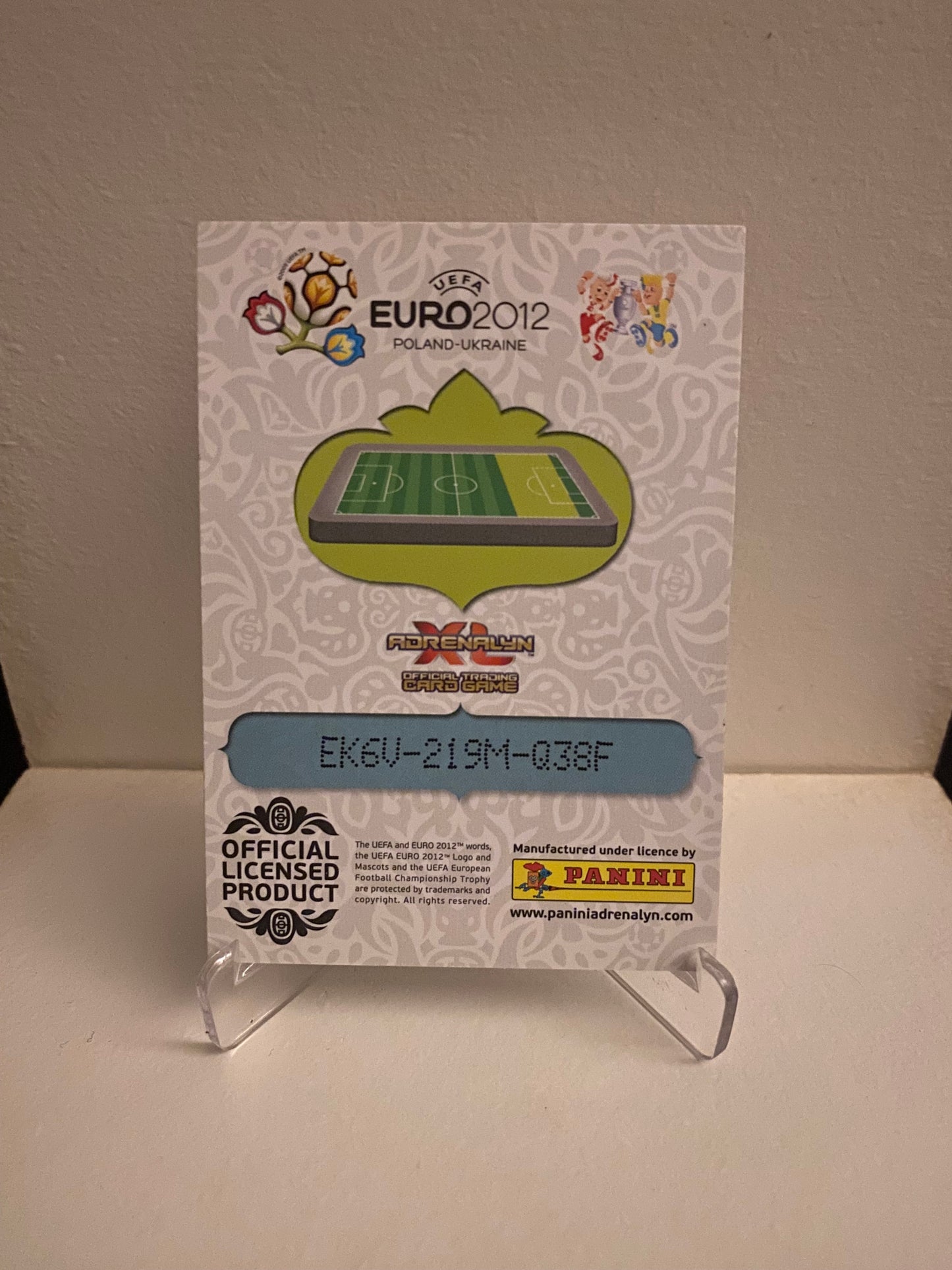 Fodbold kort Panini Adrenalyn XL UEFA EURO 2012 - Kroatien Nikica Jelavic - Pokedexet