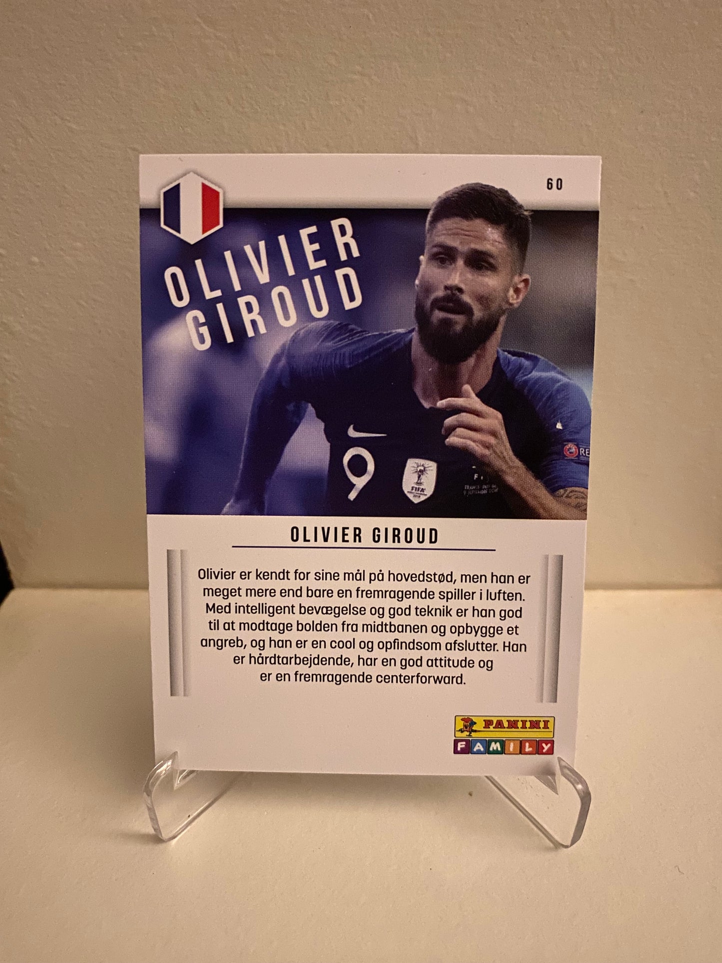 Fodbold kort Panini Family EURO 2020 - Frankrig Olivier Giroud - Pokedexet