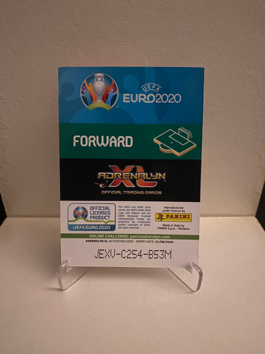 Fodbold kort Panini Adrenalyn XL UEFA EURO 2020 - Belgien Thorgan Hazard - Pokedexet