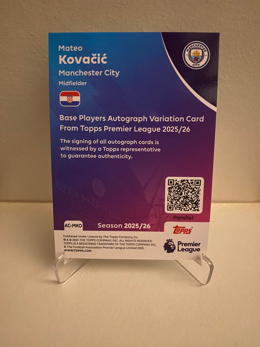 Topps Premier League 2025/2026 - Green Parallel Autograph Mateo Kovacic 15/99