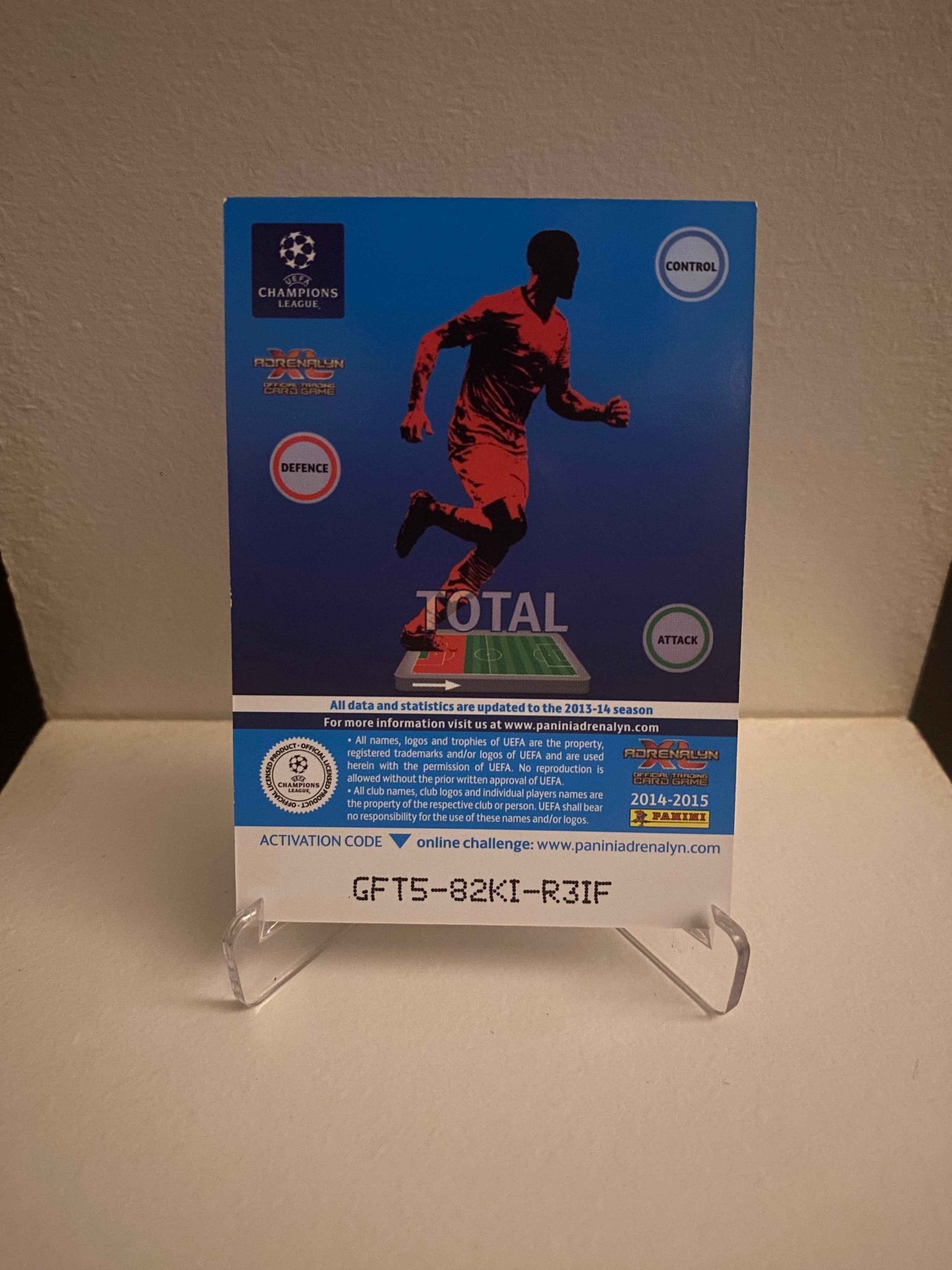 Fodbold kort Panini Adrenalyn XL UEFA Champions League 2014/2015 - Galatasaray Hakan Balta - Pokedexet