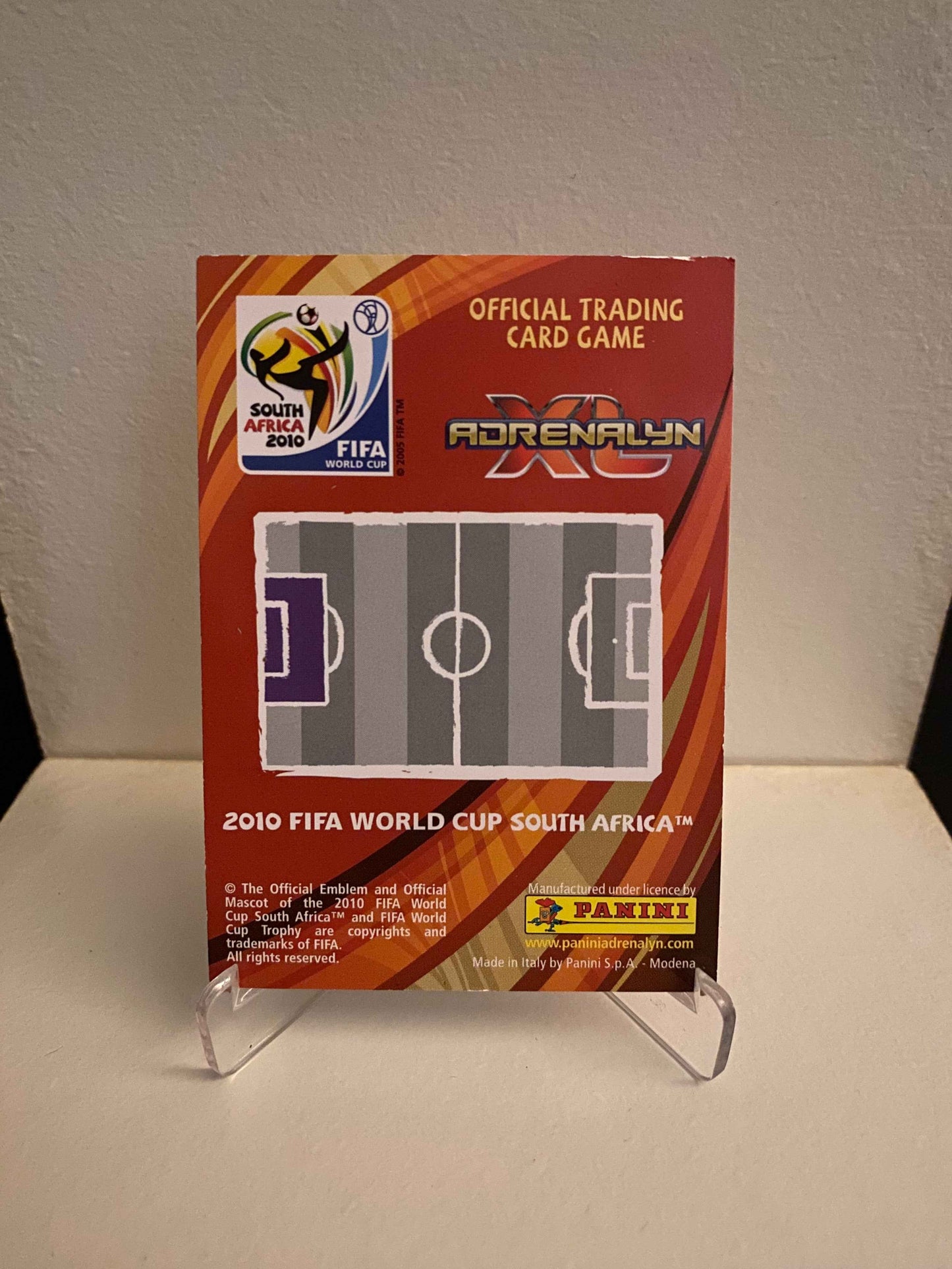 Fodbold kort Panini Adrenalyn XL FIFA World Cup 2010 - Danmark Thomas Sørensen - Pokedexet