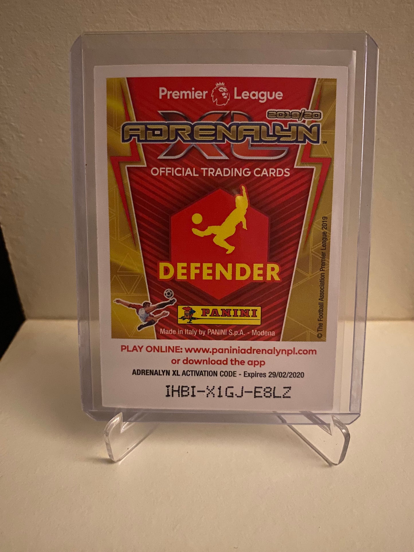 Panini Adrenalyn XL Premier League 2019/2020 - Chelsea Alonso/Azpilicueta/Zouma/Rudiger Holofoil - Pokedexet