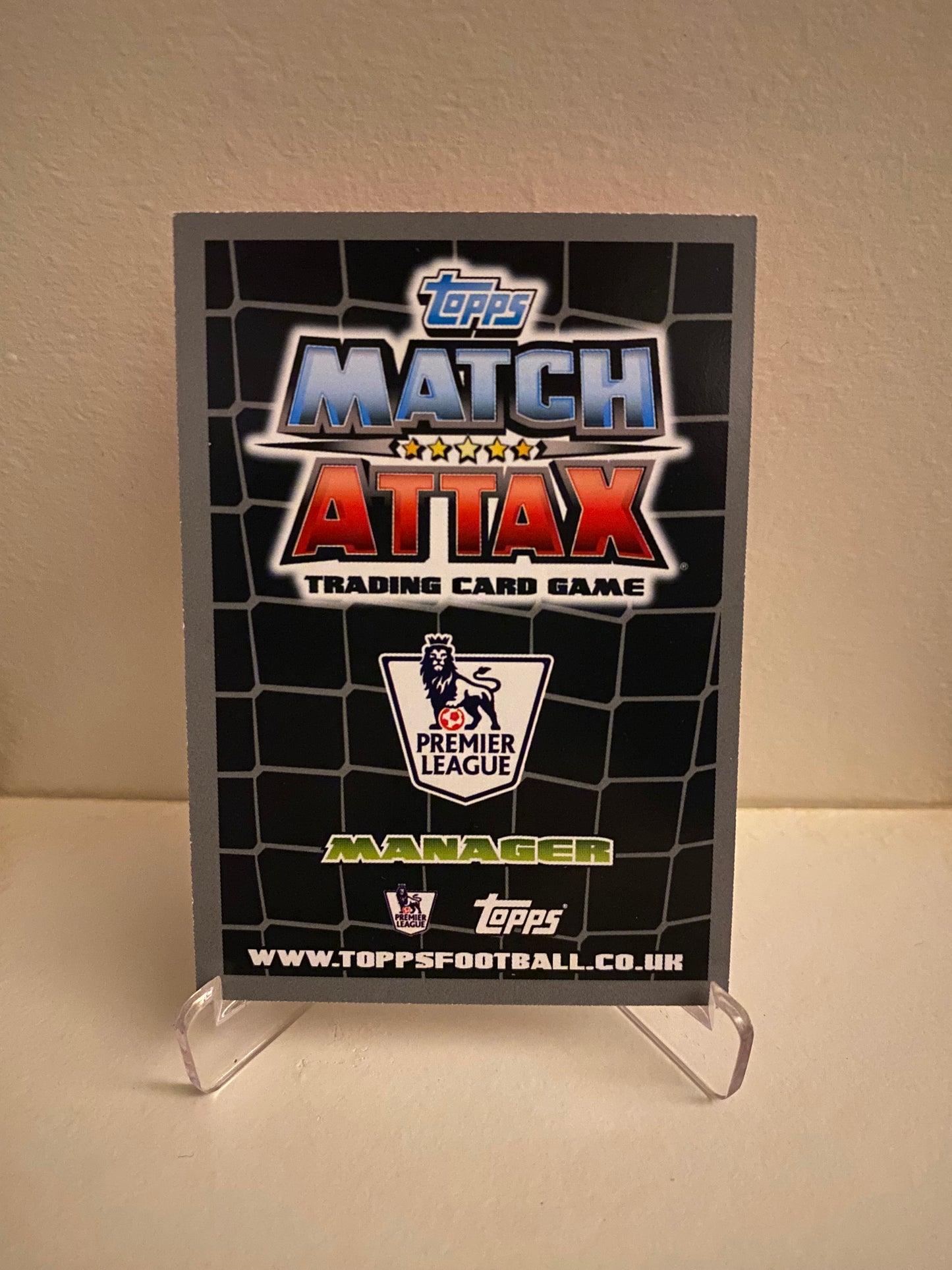 Fodbold kort Topps Match Attax Premier League 2011/2012 - Stoke Tony Pulis - Pokedexet