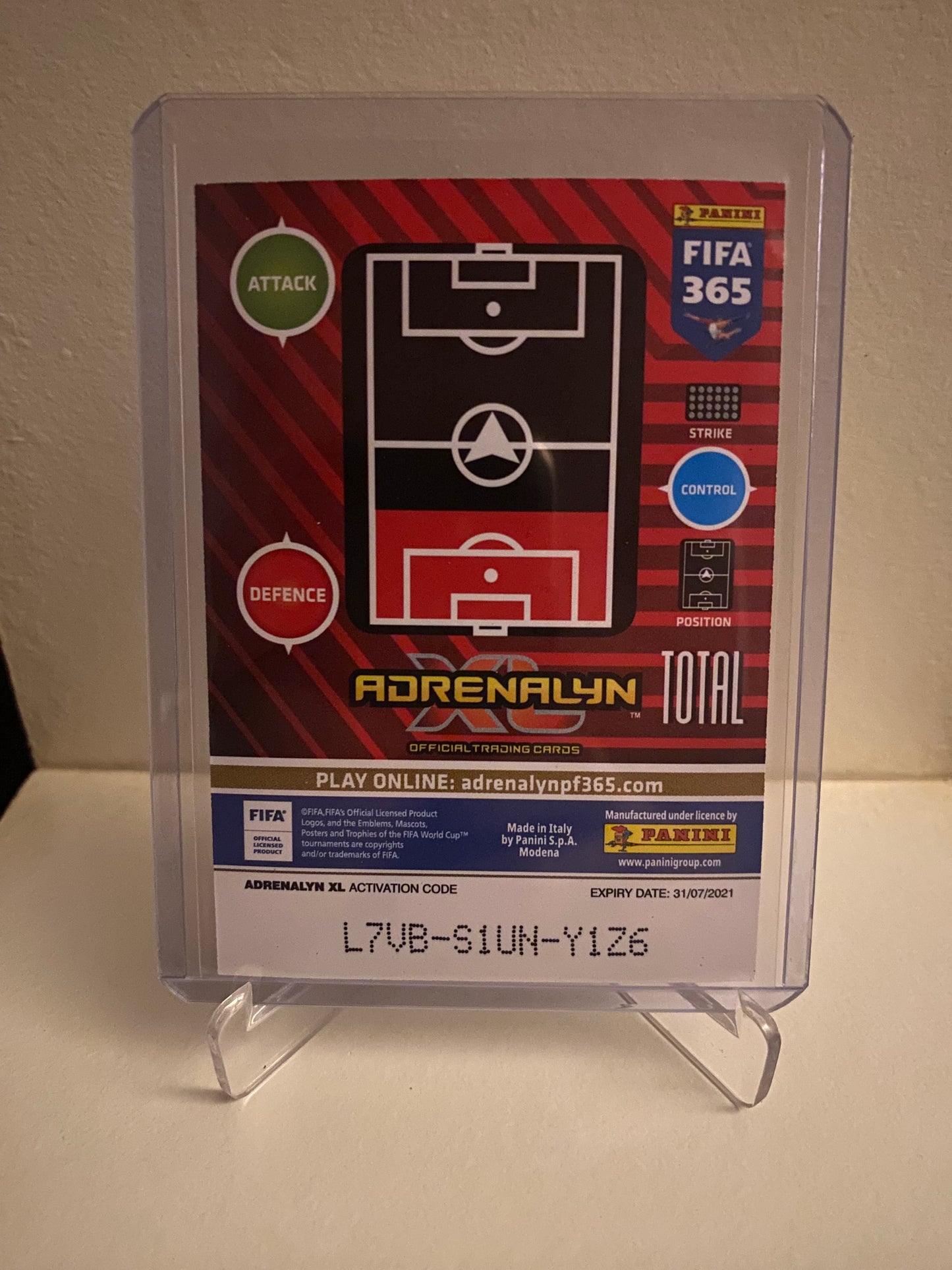 Fodbold kort Panini Adrenalyn XL FIFA 365 2021 - Paris Saint Germain Marquinhos Holofoil - Pokedexet