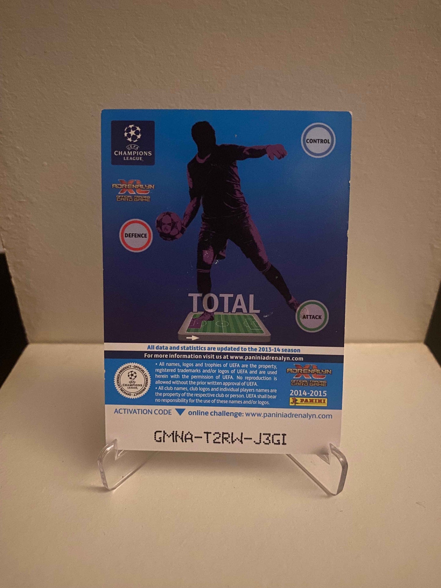 Fodbold kort Panini Adrenalyn XL UEFA Champions League 2014/2015 - Bayern München Manuel Neuer - Pokedexet