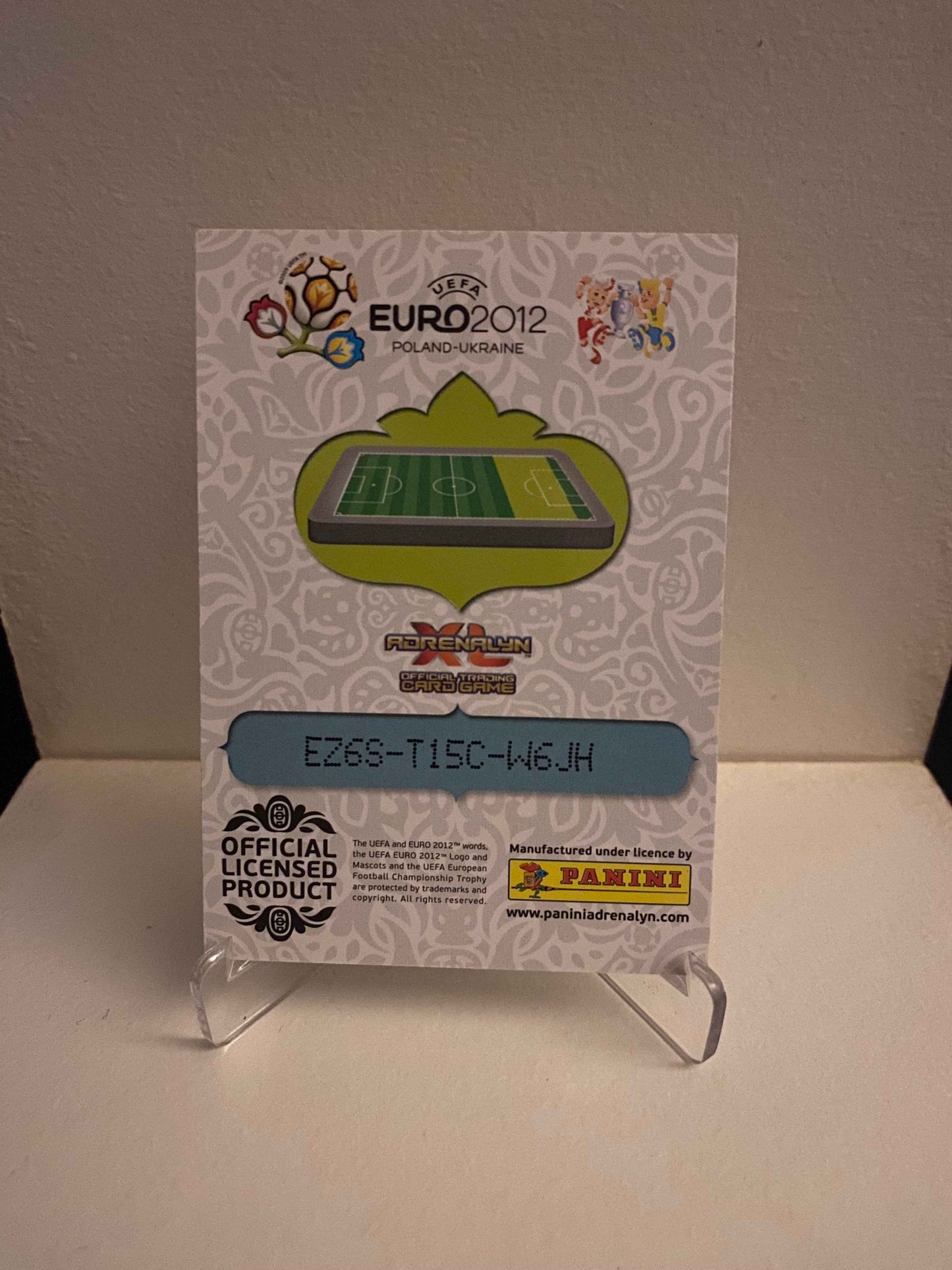 Fodbold kort Panini Adrenalyn XL UEFA EURO 2012 - Italien Giampaolo Pazzini - Pokedexet