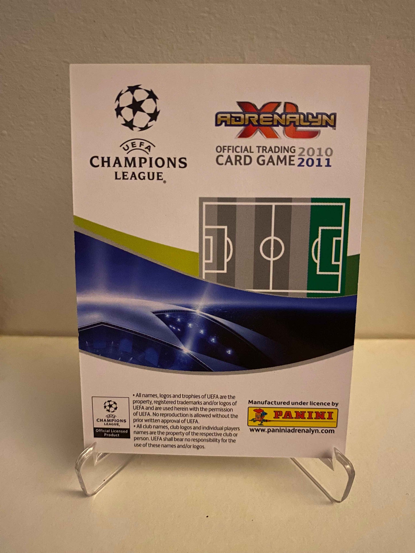 Fodbold kort Panini Adrenalyn XL UEFA Champions League 2010-2011 - Chelsea FC Salomon Kalou - Pokedexet