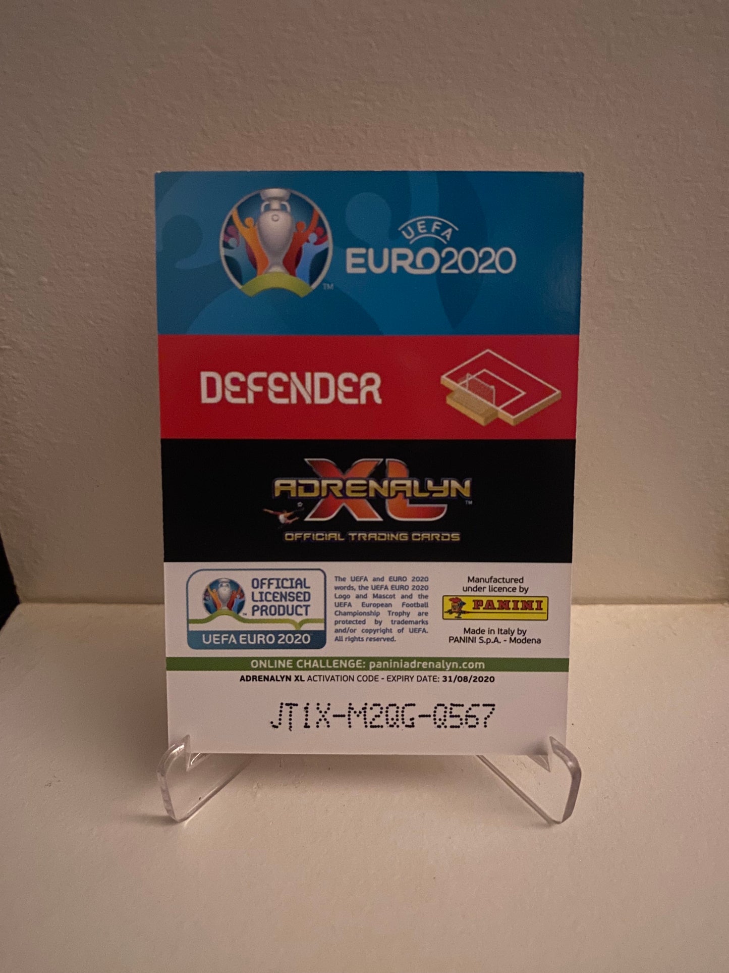 Fodbold kort Panini Adrenalyn XL UEFA EURO 2020 - Danmark Andreas Christensen - Pokedexet