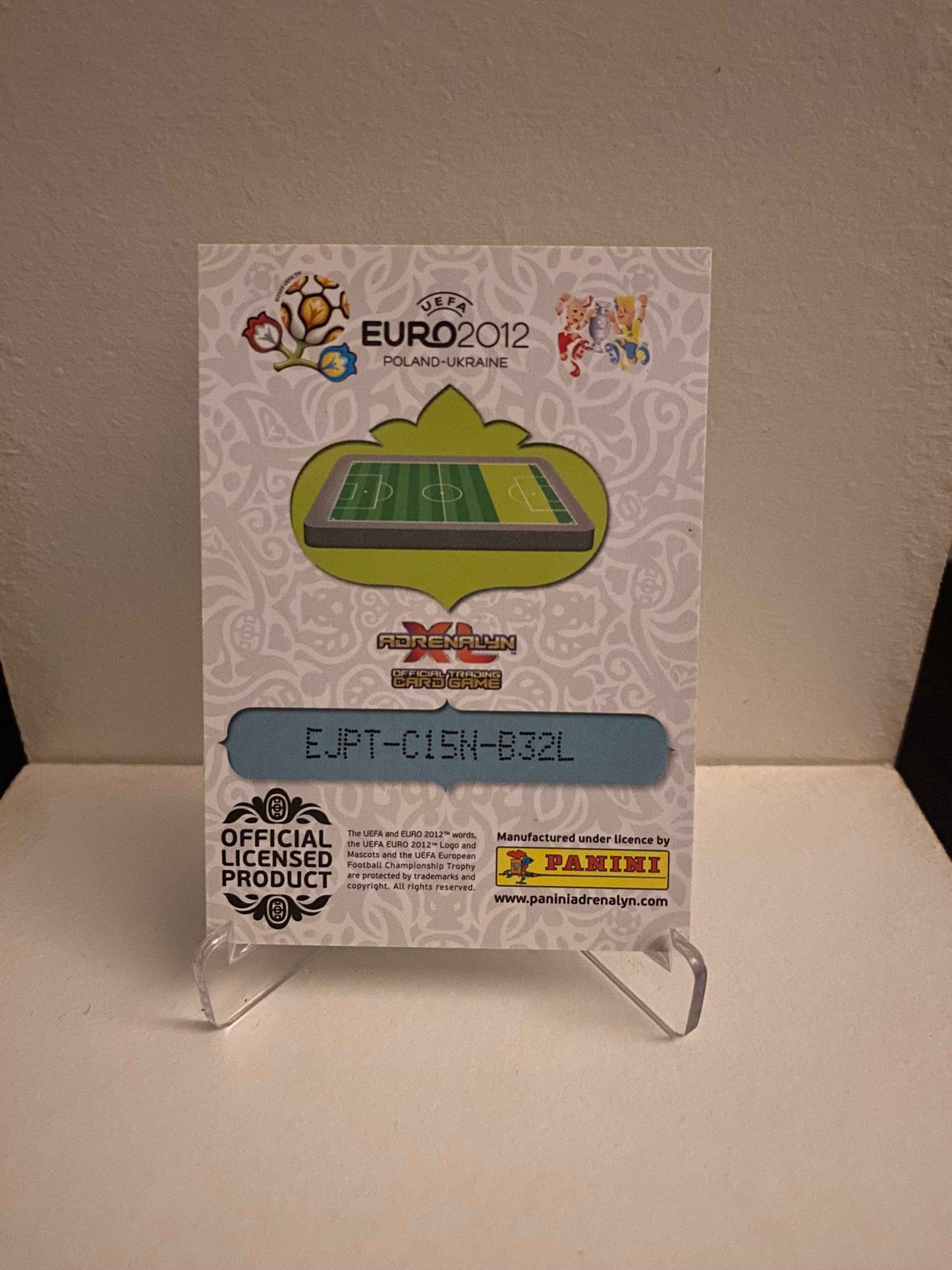 Fodbold kort Panini Adrenalyn XL UEFA EURO 2012 - Grækenland Fanis Gekas - Pokedexet