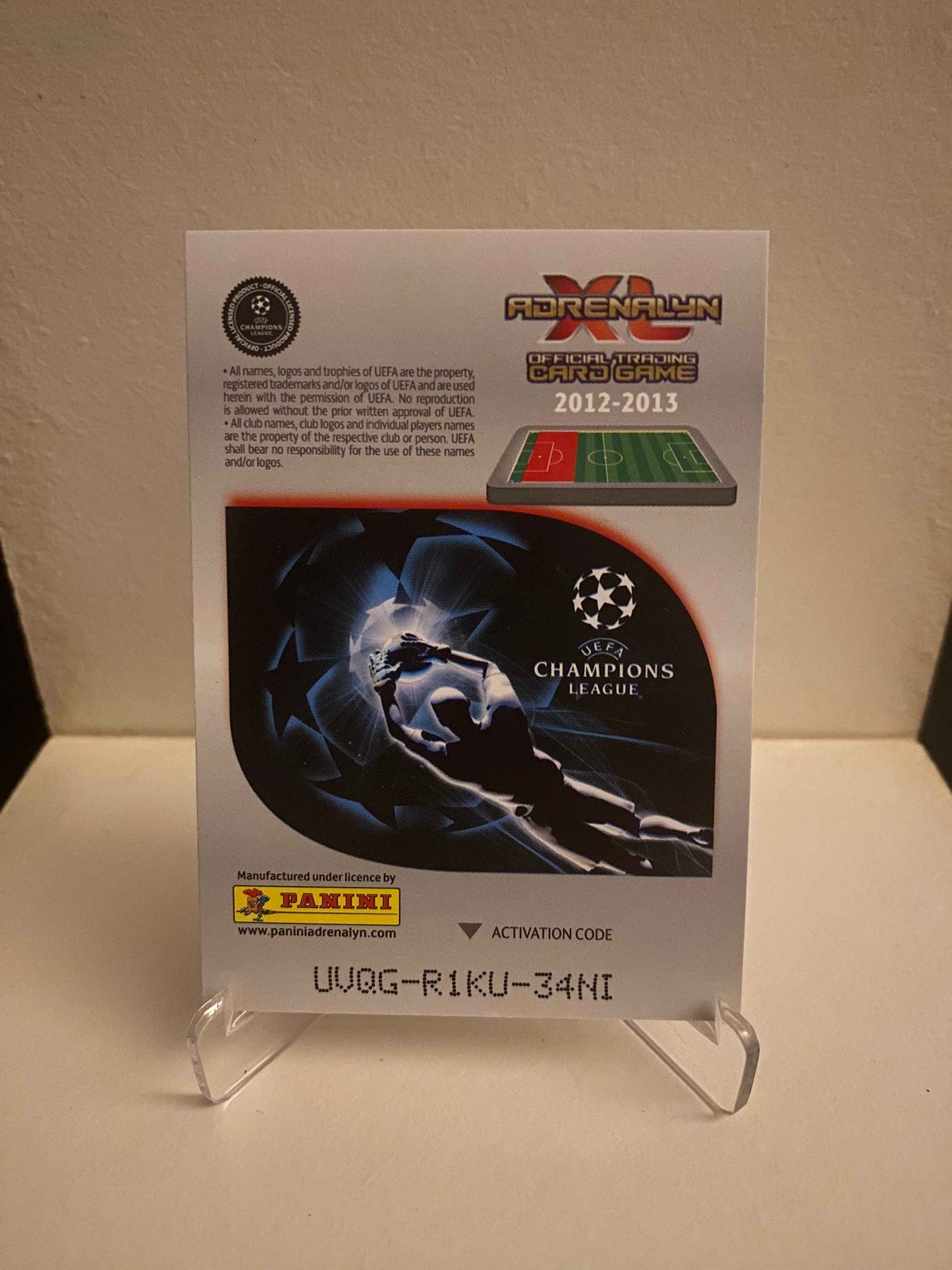 Fodbold kort Panini Adrenalyn XL UEFA Champions League 2012/2013 - Montpellier Mapou Yanga-Mbiwa - Pokedexet