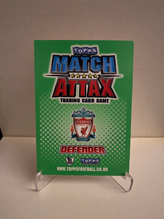 Topps Match Attax Premier League 2010/2011 - Liverpool Paul Konchesky
