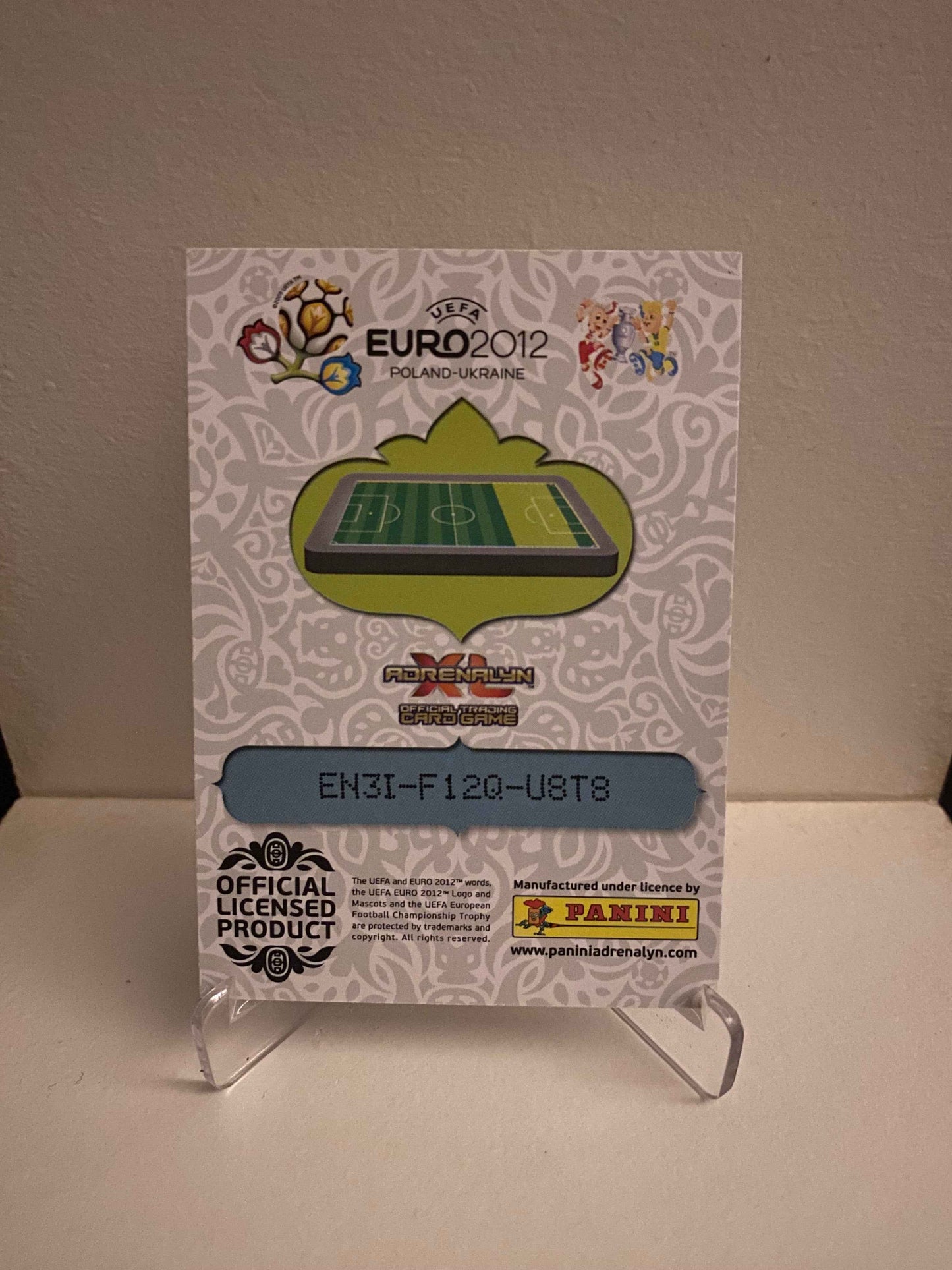 Fodbold kort Panini Adrenalyn XL UEFA EURO 2012 - Holland Dirk Kuyt - Pokedexet