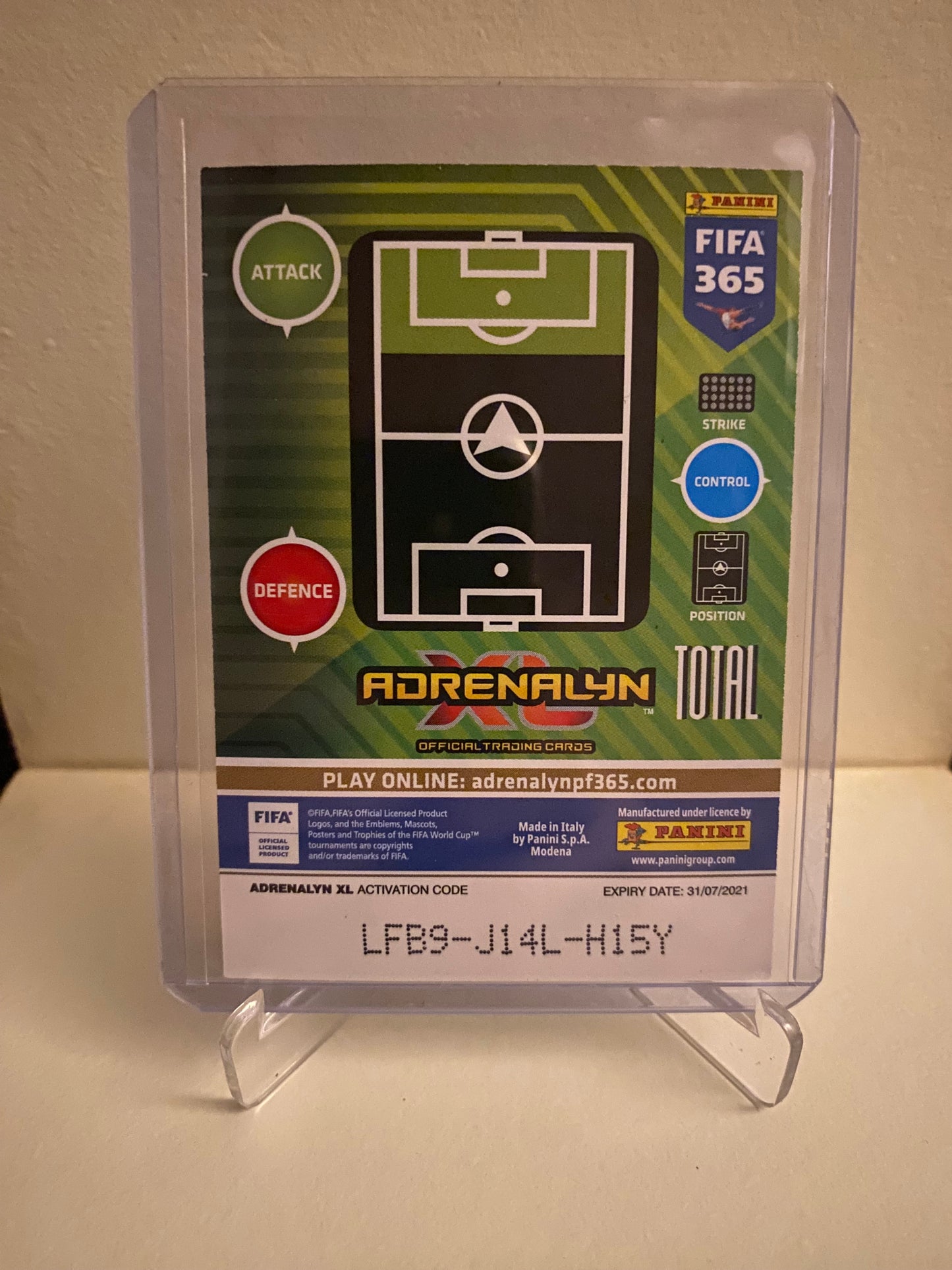 Panini Adrenalyn XL FIFA 365 2021 - Manchester United Anthony Martial Holofoil - Pokedexet