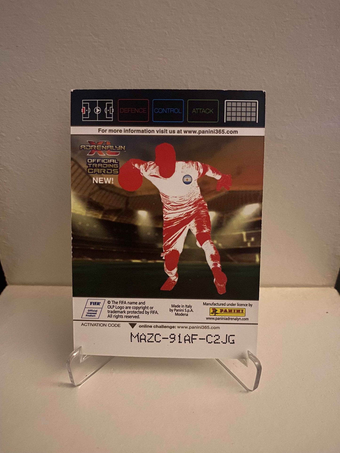 Fodbold kort Panini Adrenalyn XL FIFA 365 Nordic Edition 2015 - Manchester United Sergio Romero - Pokedexet