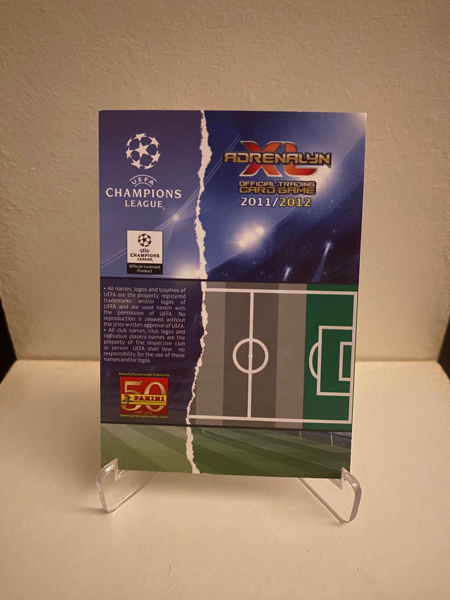 Fodbold kort Panini Adrenalyn XL UEFA Champions League 2011/2012 - Lille Dimitri Payet - Pokedexet