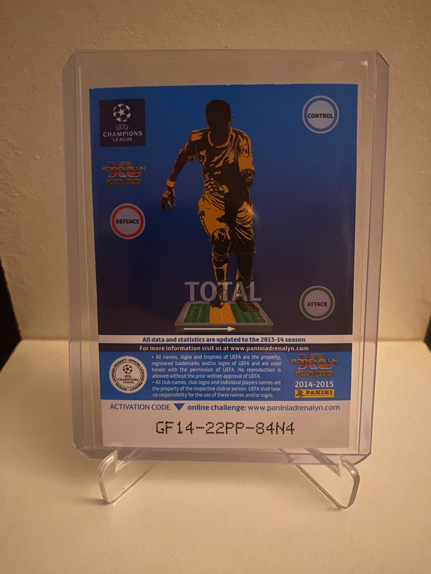 Fodbold kort Panini Adrenalyn XL UEFA Champions League 2014/2015 - Galatasaray Wesley Snejder Holofoil - Pokedexet