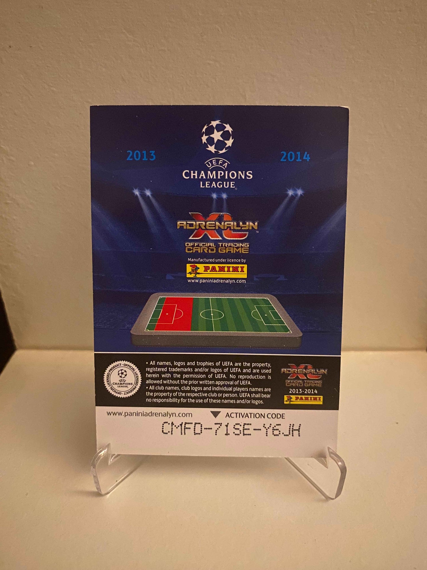 Fodbold kort Panini Adrenalyn XL UEFA Champions League 2013/2014 - FC Porto Nicolas Otamendi - Pokedexet