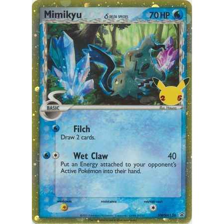 Pokemon kort Celebrations 25 Promo - Mimikyu Delta Species (136) - Pokedexet