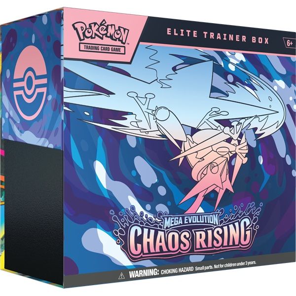 Pokemon Elite Trainer Box - Mega Evolution Chaos Rising - Pokedexet