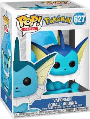 Pokemon Funko Pop - Vaporeon 9cm #627 - Pokedexet