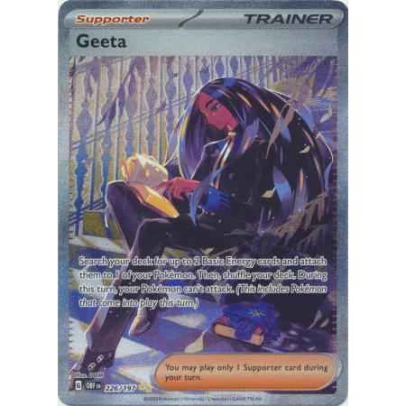 Pokemon kort Scarlet & Violet Obsidian Flames - Geeta Full Art (226/197) - Pokedexet