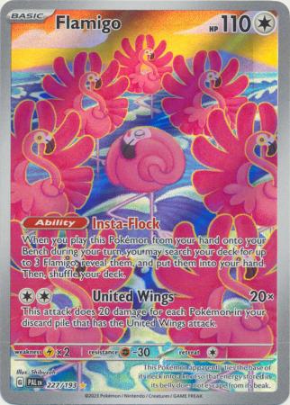 Pokemon Scarlet & Violet Paldea Evolved Flamigo Full Art (227/193)