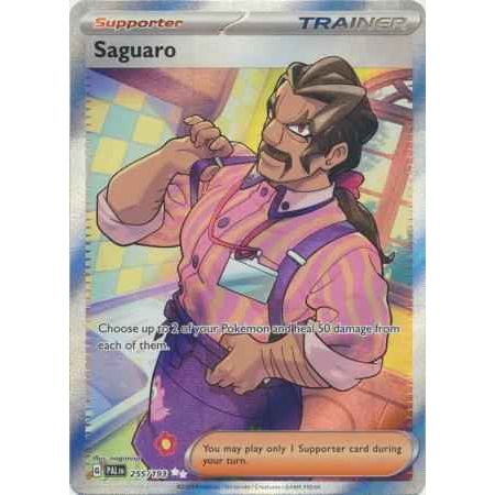 Pokemon kort Scarlet & Violet Paldea Evolved - Saguaro Full Art (255/193) - Pokedexet