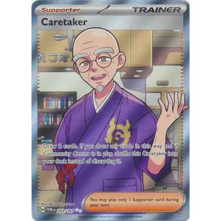 Pokemon kort Scarlet & Violet Twilight Masquerade - Caretaker Full Art (203/167) - Pokedexet