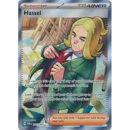 Pokemon kort Scarlet & Violet Twilight Masquerade - Hassel Full Art (205/167) - Pokedexet