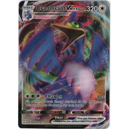 Pokemon kort Shining Fates - Cramorant VMAX (55/72) - Pokedexet