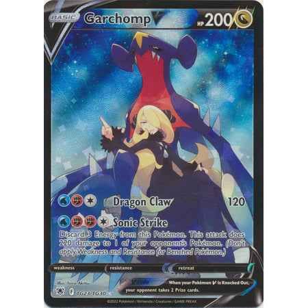 Pokemon kort Sword & Shield Astral Radiance - Garchomp V (TG23/TG30) - Pokedexet