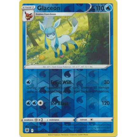Pokemon kort Sword & Shield Astral Radiance - Glaceon Reverse Holofoil (38/189) - Pokedexet