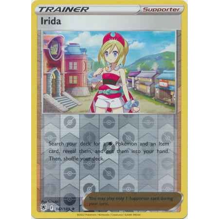 Pokemon kort Sword & Shield Astral Radiance - Irida Reverse Holofoil (147/189) - Pokedexet