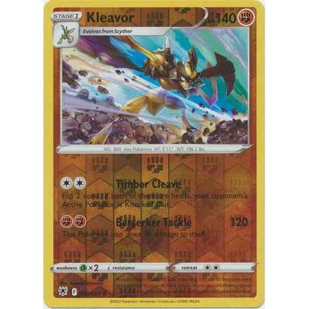 Pokemon kort Sword & Shield Astral Radiance - Kleavor Reverse Holofoil (86/189) - Pokedexet