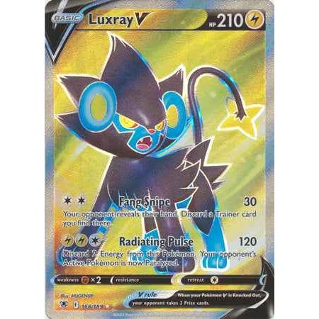 Pokemon kort Sword & Shield Astral Radiance - Luxray V Full Art (168/189) - Pokedexet