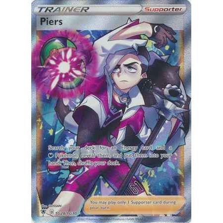 Pokemon kort Sword & Shield Astral Radiance - Piers Full Art (TG28/TG30) - Pokedexet